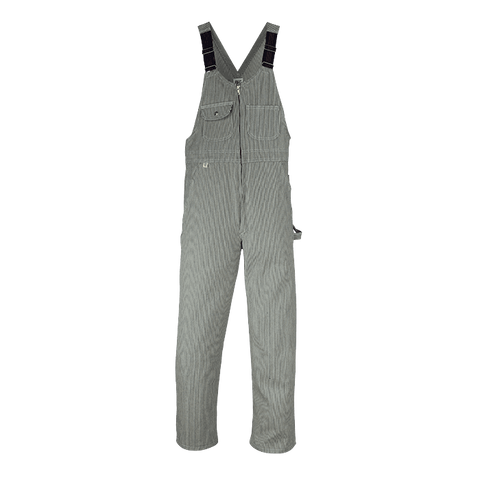 Big Bill Hickory Stripe Bib Overall with Zip Front Closure - 93