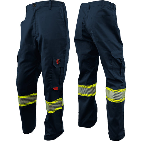 Atlas Guardian® FR / AR Hi-Vis Cargo Pants with 4" Striping 4054