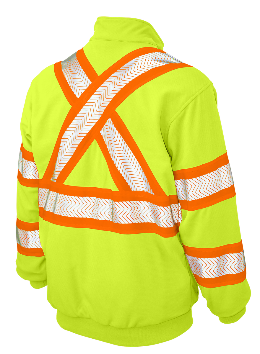 Tough Duck Quarter Zip Hi-Vis Pullover SJ19 – WORK N WEAR
