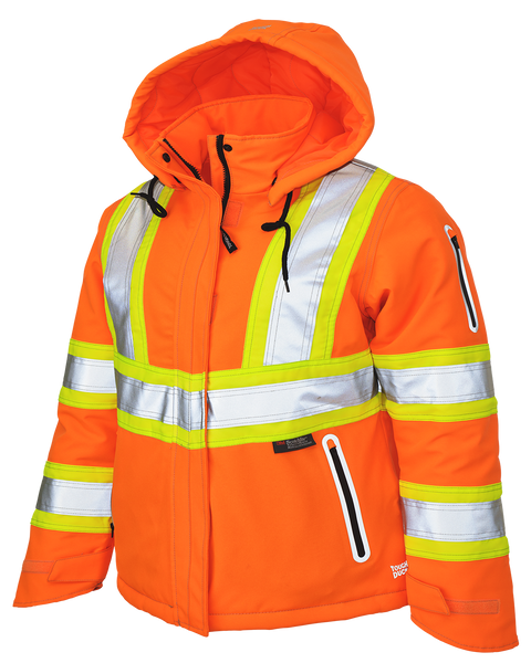 Tough Duck Women's Insulated Flex Safety Jacket SJ41 – WORK N WEAR