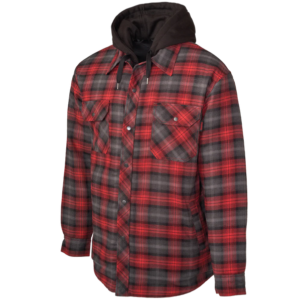 トップス 25SS Quilted Lined Hooded Flannel Shirt WS06-WORKWEAR-FRONT-