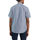 Carhartt Loose Fit Midweight Chambray Short Sleeve Shirt - 104369