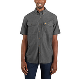 Carhartt Loose Fit Midweight Chambray Short Sleeve Shirt - 104369