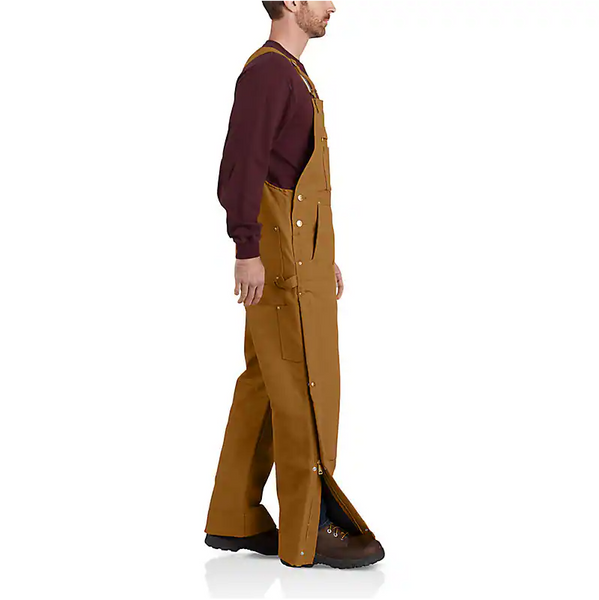 Carhartt Men's Loose Fit Firm Duck Insulated Bib Overall