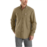 Carhartt Rugged Flex® Relaxed Fit Midweight Canvas Long-Sleeve Shirt - 103554
