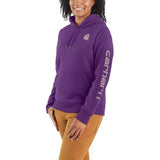 Carhartt Women's Relaxed Fit Midweight Logo Sleeve Graphic Sweatshirt - 102791