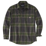Carhartt Loose Fit Heavyweight Flannel Long-Sleeve Plaid Shirt - 105947