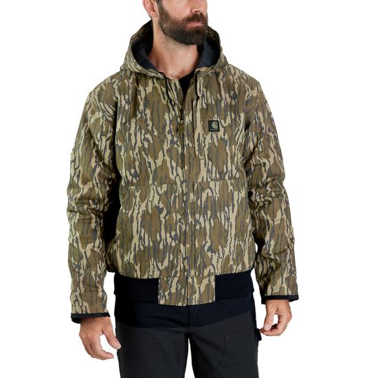 ジャケット・アウター 00s Carhartt Camouflage Active Jacket L Carhartt Men's Big & Tall Quilted Flannel Lined Camo Active Jacket