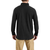 Carhartt Force® Relaxed Fit Midweight Long-Sleeve Quarter-Zip Mock-Neck T-Shirt 104255
