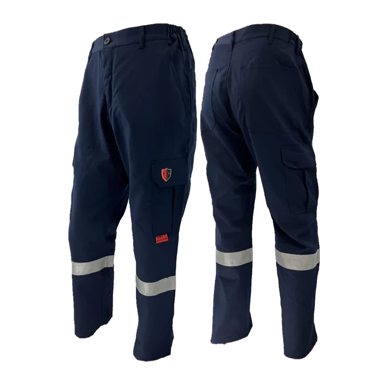 Atlas Guardian® FR / AR Navy Hi-Vis Cargo Pants 405NB