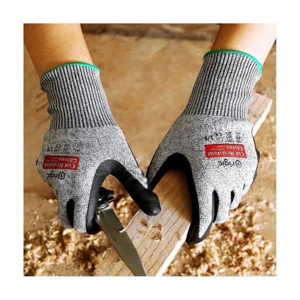 Brigic Level 5 Cut Resistant Gloves, Foam Nitrile Coating – WORK N WEAR
