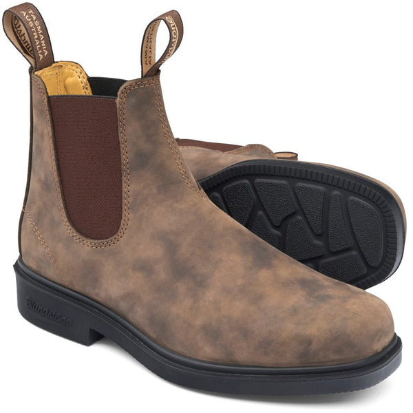 Blundstone rustic brown chisel toe hot sale
