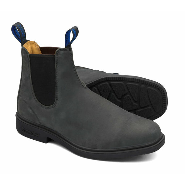 Navy blundstone boots top