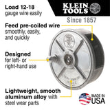 Klein Tie Wire Reel, Lightweight Aluminum - 27400