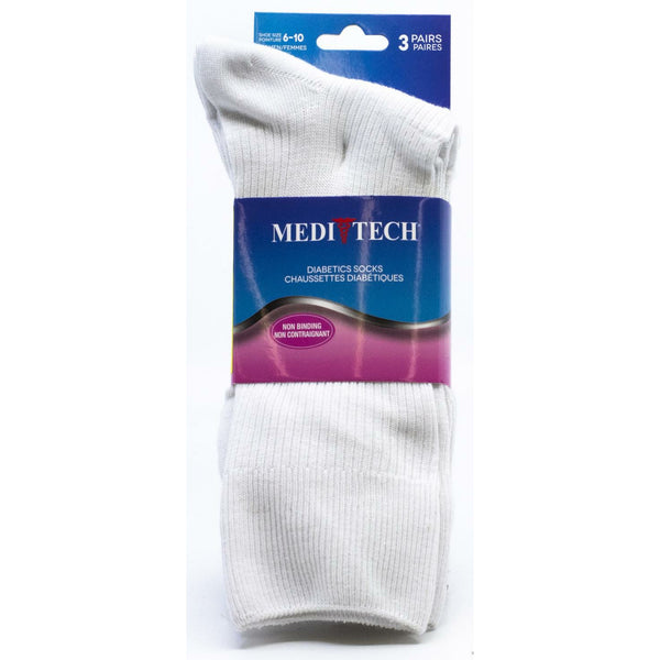 MEDITECH Women's Diabetics 2 Pack Socks WORK N WEAR