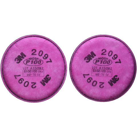 3M™ P100 Particulate Filter 2097 (2 Filters)
