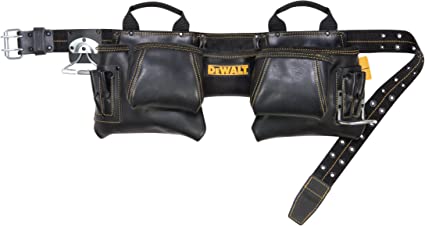 DeWalt 12 Pocket Leather Carpenter's Work Apron - DG5327