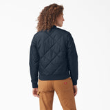 DICKIES Women's Quilted Bomber Jacket