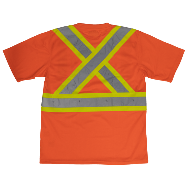 Tough Duck Short Sleeve Pocket Hi-Vis T-Shirt S392