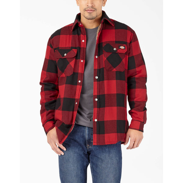 Plaid Flannel Shirt Jacket