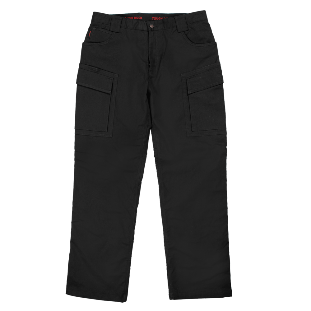 Tough Duck - Pantalon cargo en sergé flexible doublé de molleton WP06