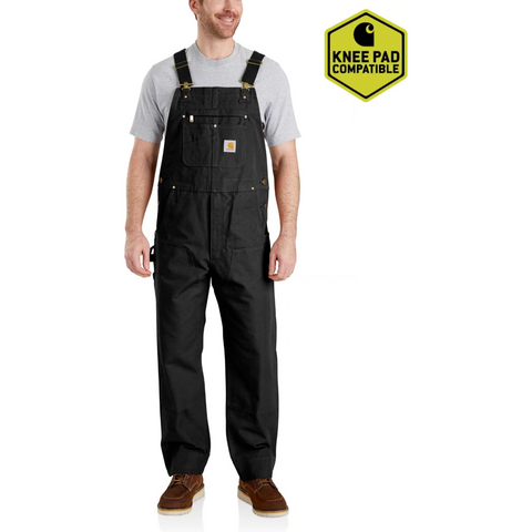 Carhartt Bib Overalls Black 102776