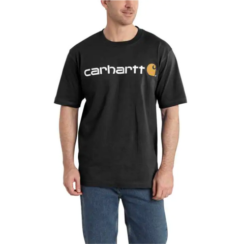 Carhartt Loose Fit Heavyweight Short-Sleeve Logo Graphic T-Shirt - K195