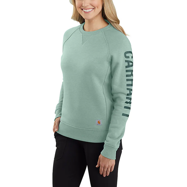 Womens carhartt crewneck sweatshirt hotsell