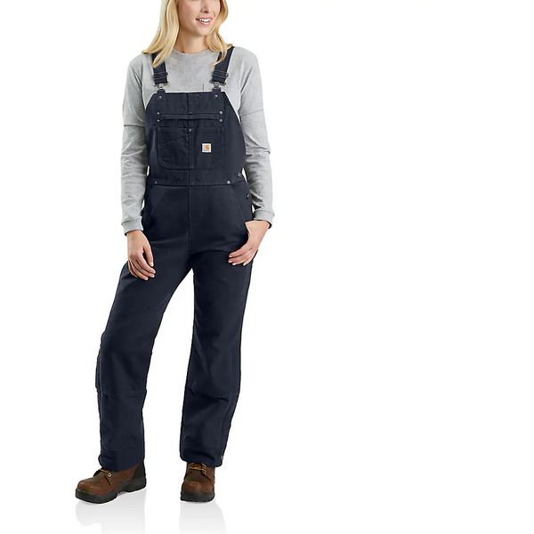 Carhartt WIP Relaxed Overalls In Stretch Canvas in Black