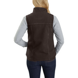 Carhartt Women's Relaxed Fit Washed Duck Sherpa Lined Mock Neck Vest - 104224