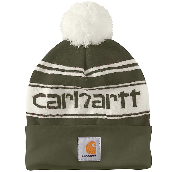 Carhartt cable online knit pom hat
