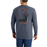 Carhartt Loose Fit Heavyweight Long-Sleeve Hunt Graphic T-Shirt - 105487