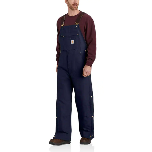 Carhartt lined bib overalls on sale clearance