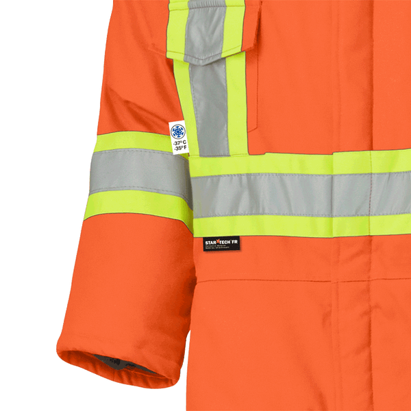 Pioneer 5532 FR/ARC Rated Hi-Viz Orange Flame Resistant Quilted Pioneer 5532 FR/ARC Rated Hi-Viz Orange Flame Resistant Quilted