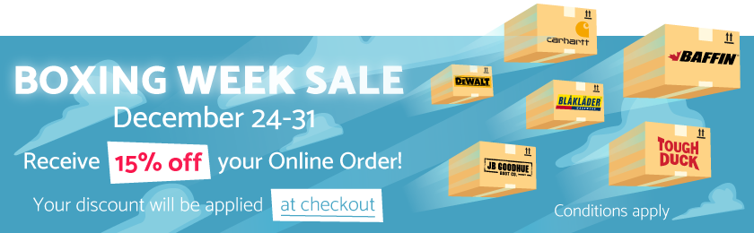 Boxing week sale!