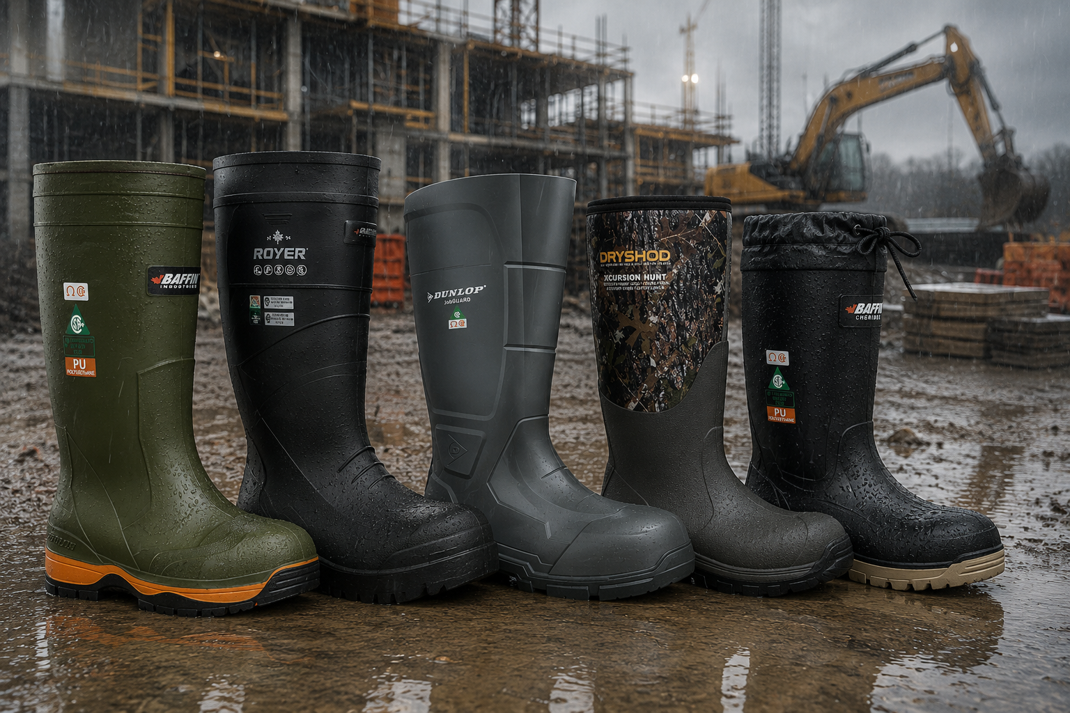Botas de goma