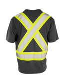ForceField V-Neck Short Sleeve Safety Tee Shirt 022-BEPCSA