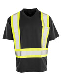 ForceField V-Neck Short Sleeve Safety Tee Shirt 022-BEPCSA