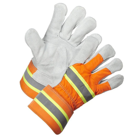 Forcefield Hi-Vis Split Leather Work Glove