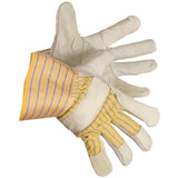 FORCEFIELD "Hill Billy" Grain Leather Work Glove, Foam and Fleece Lined