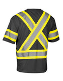 ForceField Short Sleeve Hi-Vis T-Shirt with Chest Pocket and Arm Band