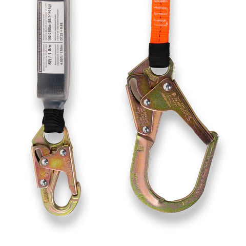 Forcefield 6ft Shock Absorbing Lanyard 022-EAL1101