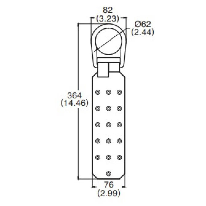 Forcefield Roof Anchor Bracket 022-N5072R