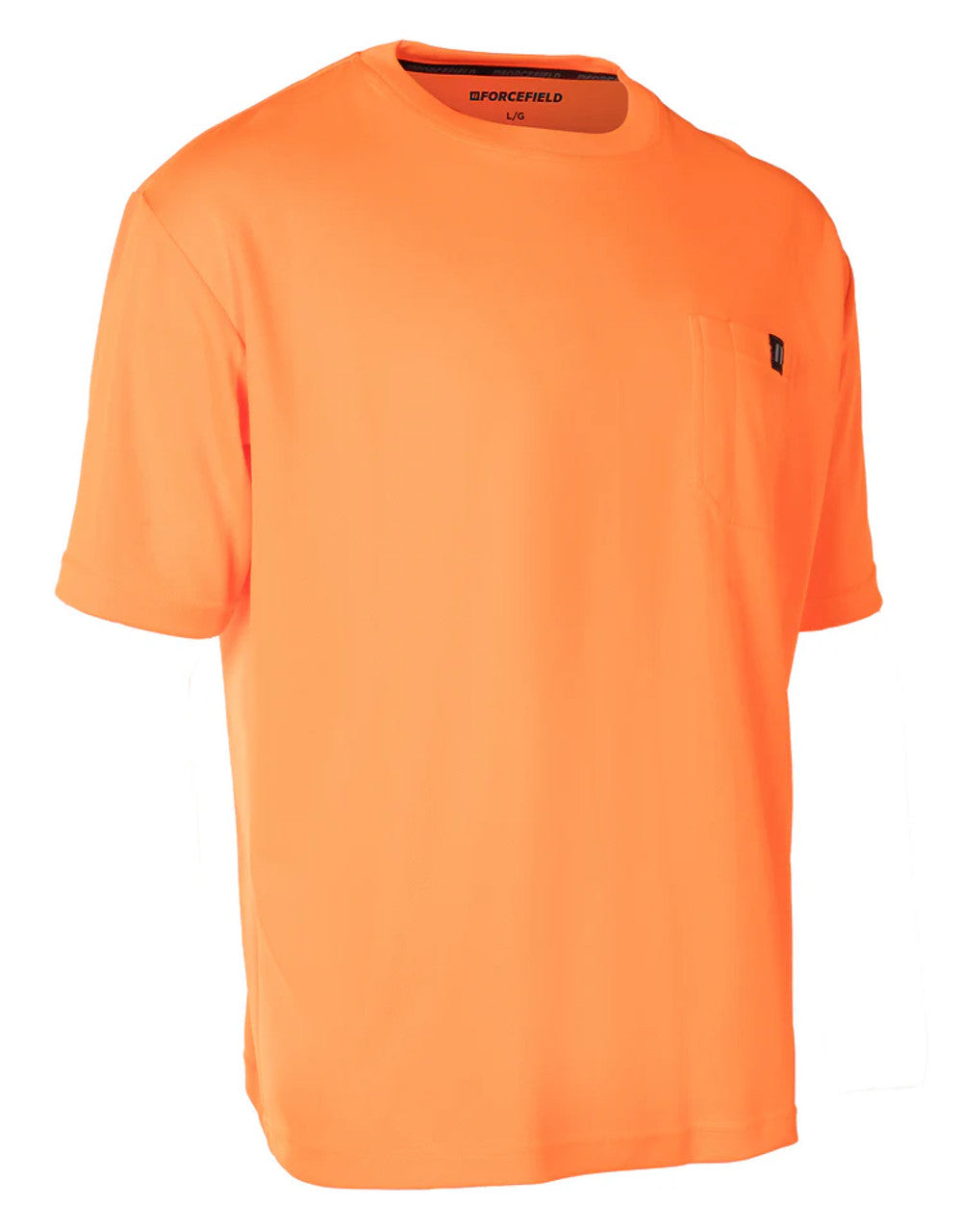 Forcefield Antimicrobien Haute Visibilité, Protection UV, T-shirt col rond à manches courtes