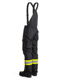 FORCEFIELD Hi-Vis Flame-Resistant (FR) Ripstop Medium Weight Lined Bib Pants