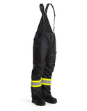 FORCEFIELD Hi-Vis Flame-Resistant (FR) Ripstop Medium Weight Lined Bib Pants