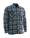 Forcefield Plaid Sherpa-Lined Flannel Shirt Jacket 024-LC53QFSH