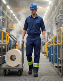 Forcefield Hi-Vis Navy Cargo Work Pants 024-SCP-NVS