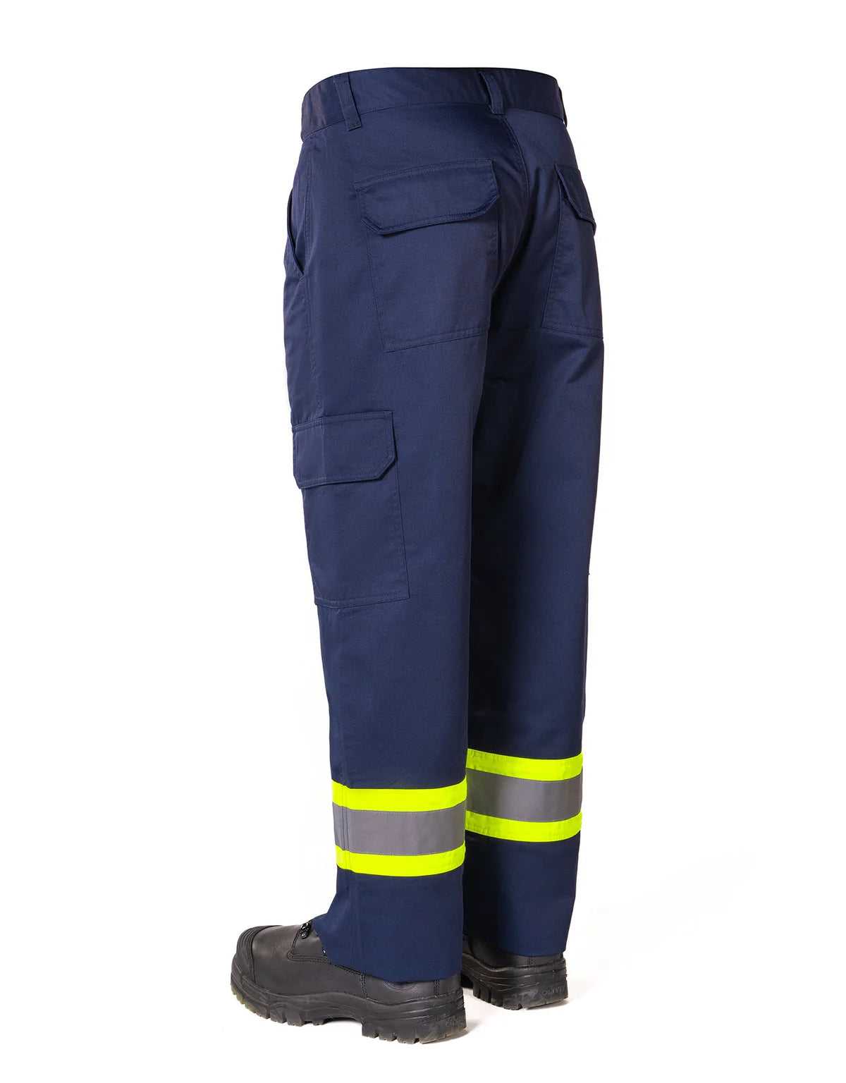 Forcefield Hi-Vis Navy Cargo Work Pants 024-SCP-NVS