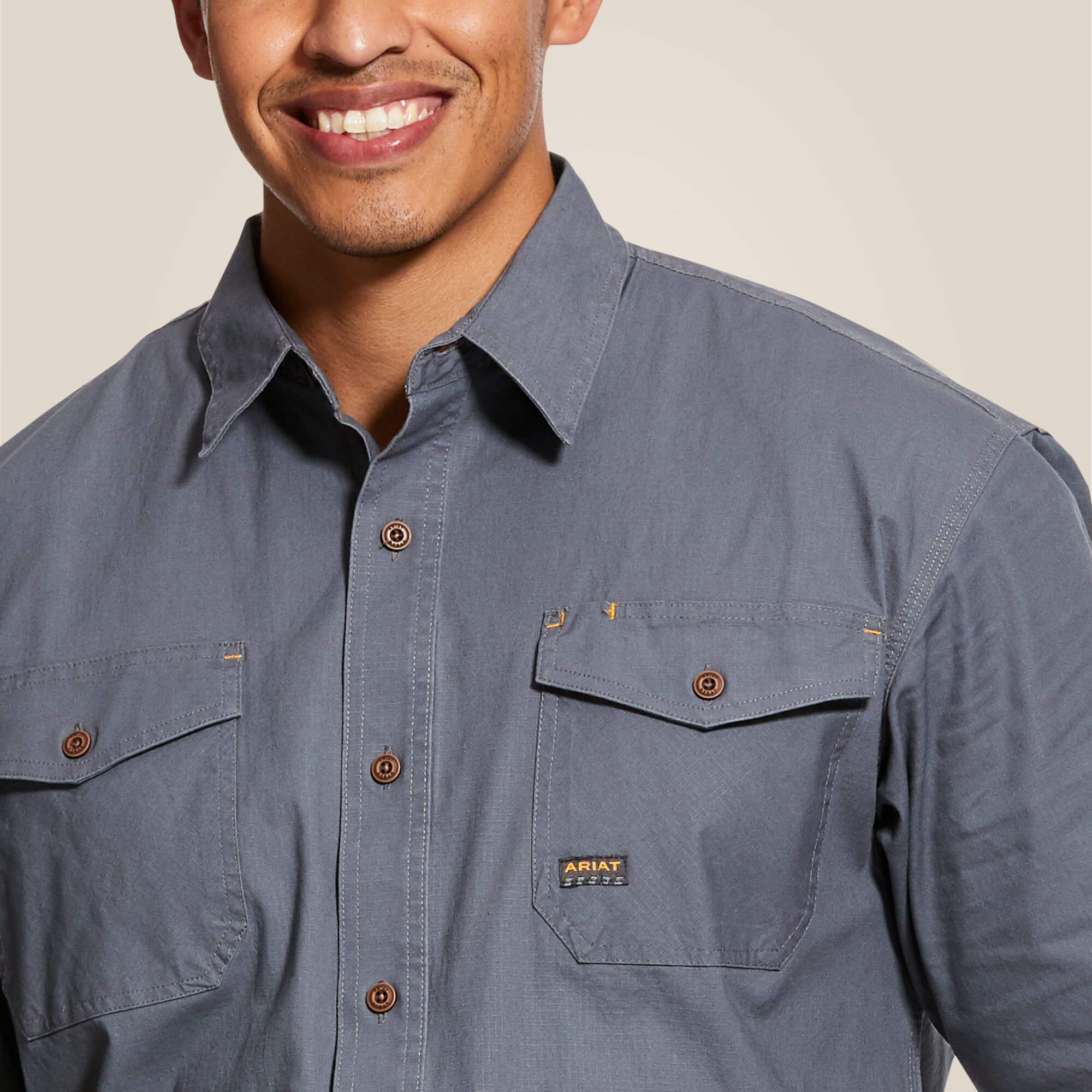 ARIAT Men's Rebar Made Tough DuraStretch Work Shirt